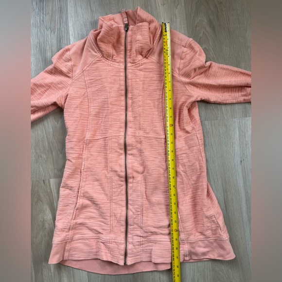 ANTHROPOLOGIE “Saturday Sunday” Coral Pink Jacket with tied back. Size S - Picture 11 of 12